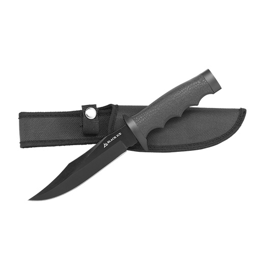 Black Ice Outdoormesser Outlaw schwarz inkl. Nylonscheide Bild 3