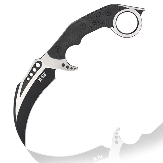 United Cutlery Karambit M48 Liberator Falcon inkl. Grtelscheide silber/schwarz