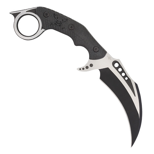 United Cutlery Karambit M48 Liberator Falcon inkl. Grtelscheide silber/schwarz Bild 1