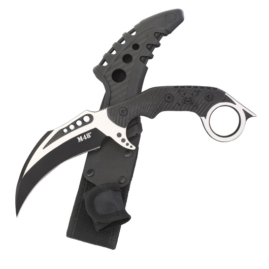 United Cutlery Karambit M48 Liberator Falcon inkl. Grtelscheide silber/schwarz Bild 2