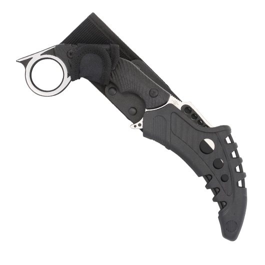 United Cutlery Karambit M48 Liberator Falcon inkl. Grtelscheide silber/schwarz Bild 5