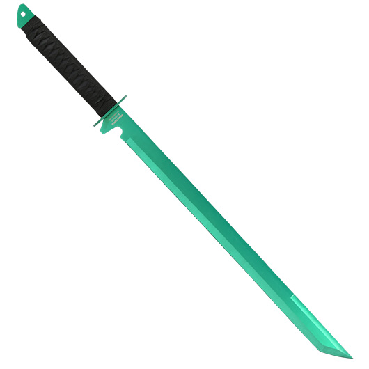 Ninja Schwert Technicolor 70 cm inkl. Scheide  grn Bild 1
