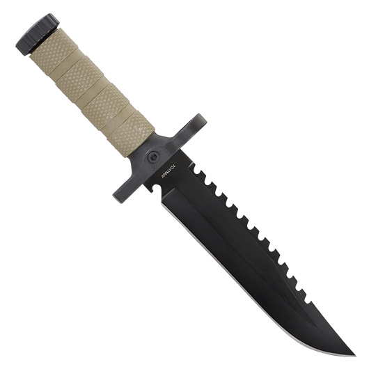 Magnum Outdoormesser M-Spec Survival Knife inkl. Nylonscheide schwarz/oliv Bild 1