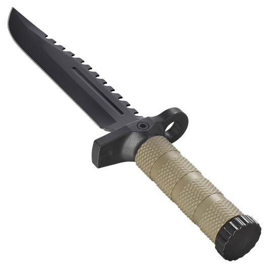 Magnum Outdoormesser M-Spec Survival Knife inkl. Nylonscheide schwarz/oliv Bild 7