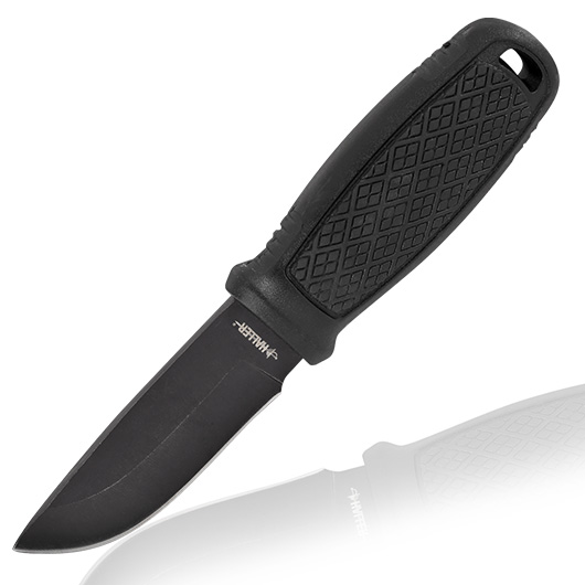 Haller Neck Knife All-Black inkl. Scheide