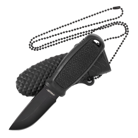 Haller Neck Knife All-Black inkl. Scheide Bild 2