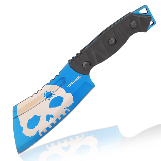 Wartech Survivalmesser blau inkl. Nylonscheide