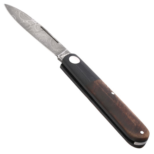 Bker Taschenmesser Barlow Prime Tirpitz Damast 200 Lagen Sammlermesser inkl. Filzetui Bild 2