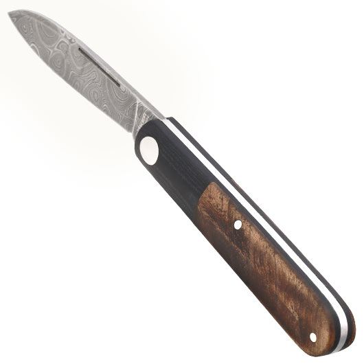 Bker Taschenmesser Barlow Prime Tirpitz Damast 200 Lagen Sammlermesser inkl. Filzetui Bild 9
