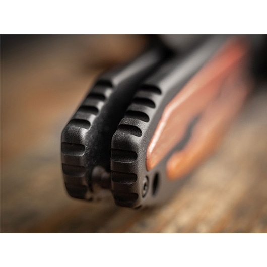 Bker Damast Sammlermesser Kalashnikov Bajonett 80 Lagen schwarz/braun Bild 8