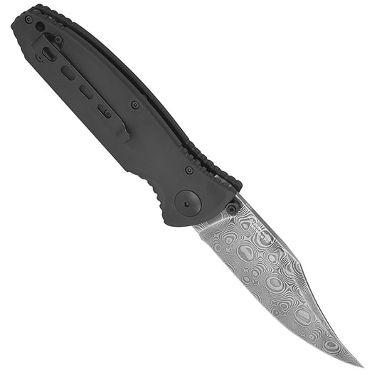 Bker Damast Sammlermesser Kalashnikov Bajonett 80 Lagen schwarz/braun Bild 1