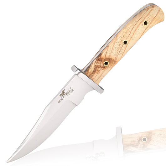 Black Eagle Junior Bowiemesser inkl. Lederscheide braun
