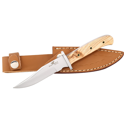 Black Eagle Junior Bowiemesser inkl. Lederscheide braun Bild 2