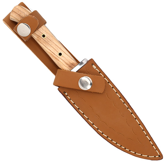 Black Eagle Junior Bowiemesser inkl. Lederscheide braun Bild 4