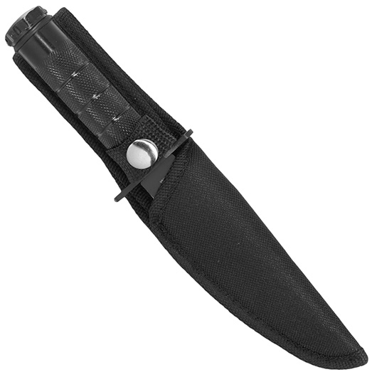 Wartech Mini berlebensmesser schwarz inkl. Nylonscheide und Survivalset Bild 5