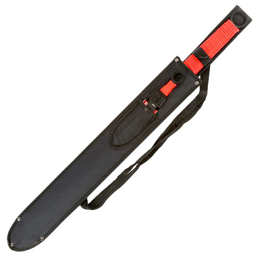Haller Rckenschwert mit zwei Dolchen schwarz/rot inkl. Nylonscheide Bild 3
