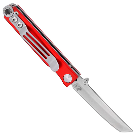 StatGear Einhandmesser Pocket Samurai rot inkl. Grtelclip Bild 1