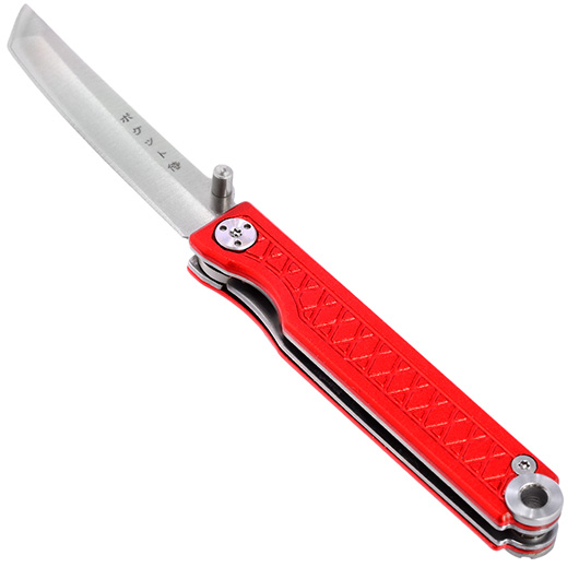 StatGear Einhandmesser Pocket Samurai rot inkl. Grtelclip Bild 2