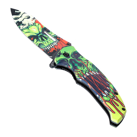 Haller Einhandmesser Nightmare Collection three 3D-Motiv inkl. Grtelclip Bild 2