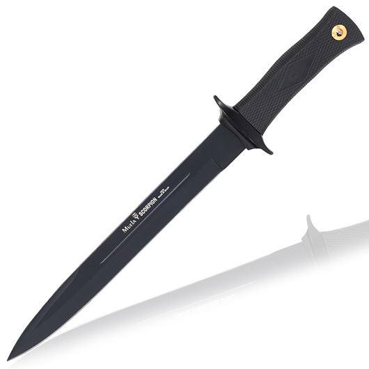 Muela Jagdmesser Scorpion schwarz inkl. Lederscheide