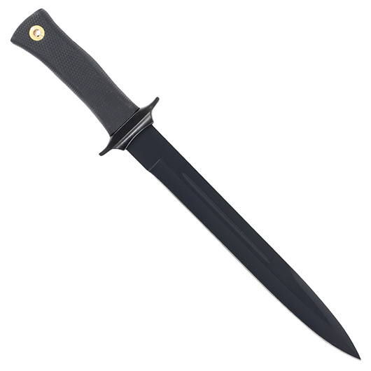 Muela Jagdmesser Scorpion schwarz inkl. Lederscheide Bild 1