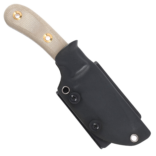 Bker Plus Outdoormesser Micro Tracker schwarz/tan inkl. Kydexscheide Bild 4