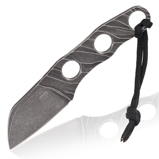 Bker Plus Neck Knife Kazhan D2 silber inkl. Kydex Scheide