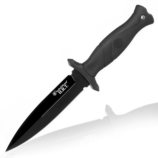 Smith & Wesson Stiefelmesser HRT 5.5 schwarz inkl. Nylonscheide