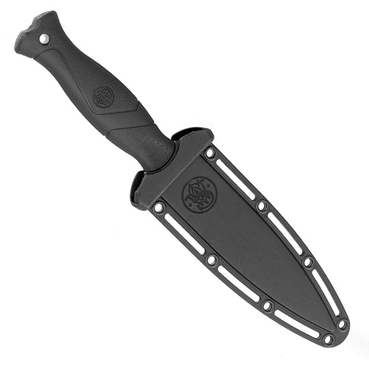 Smith & Wesson Stiefelmesser HRT 5.5 schwarz inkl. Nylonscheide Bild 4