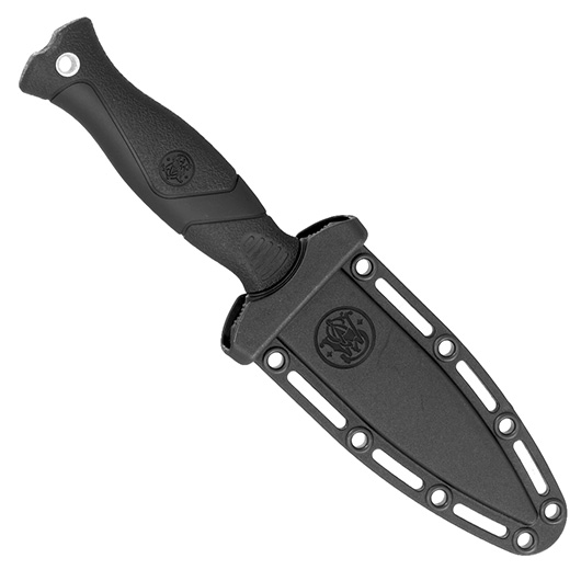 Smith & Wesson Stiefelmesser HRT 4 schwarz inkl. Nylonscheide Bild 4