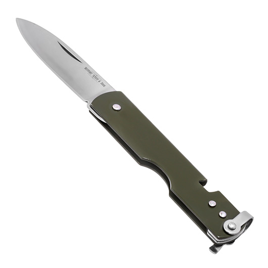 History Knife & Tool Taschenmesser Japenese Army Pen Knife Can Opener oliv inkl. Dosenffner Bild 2