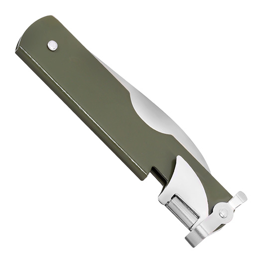 History Knife & Tool Taschenmesser Japenese Army Pen Knife Can Opener oliv inkl. Dosenffner Bild 4