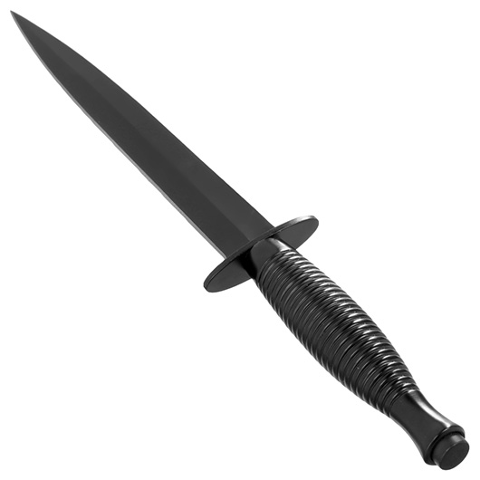 History Knife & Tool Dolch Commando Dagger schwarz inkl. Ledergrtelscheide Bild 3