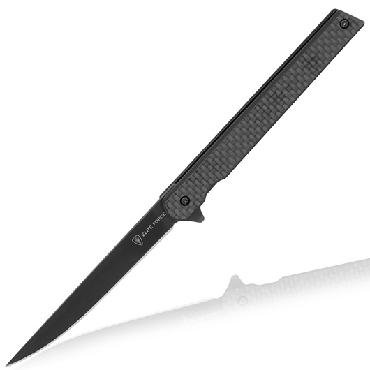 Elite Force Einhandmesser EF172 mit Kohlefasergriff schwarz inkl. Grtelclip