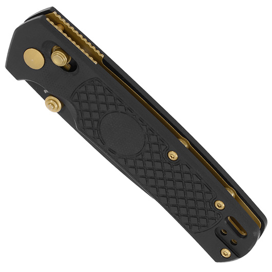 Amare Knives Einhandmesser FieldBro VG10 Stahl schwarz/gold inkl. Grtelclip Bild 4