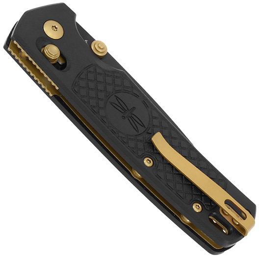 Amare Knives Einhandmesser FieldBro VG10 Stahl schwarz/gold inkl. Grtelclip Bild 5