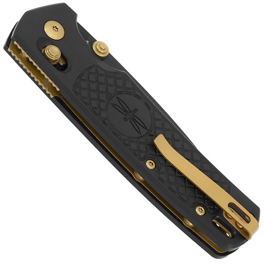 Amare Knives Einhandmesser FieldBro VG10 Stahl schwarz/gold inkl. Grtelclip Bild 5