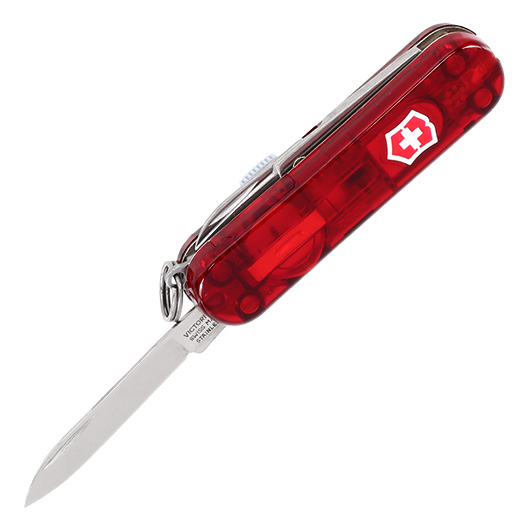 Victorinox Taschenmesser Signature Lite rot transparent inkl. Kugelschreiber, LED Lampe Bild 1