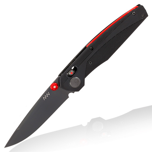 ANV Knives Einhandmesser A100 Sleipner Stahl schwarz inkl. Grtelclip