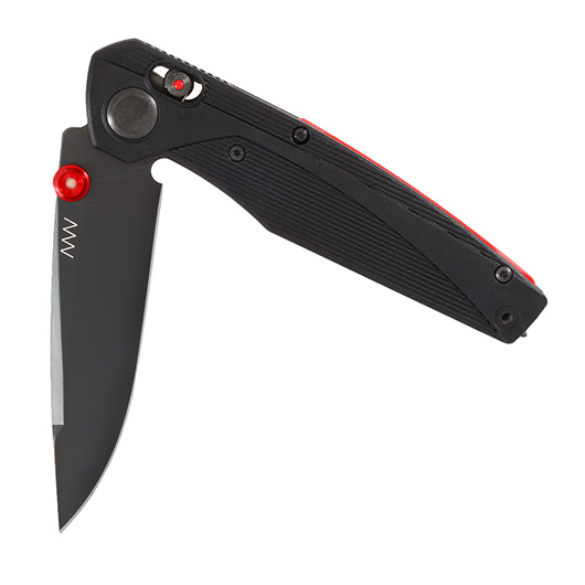 ANV Knives Einhandmesser A100 Sleipner Stahl schwarz inkl. Grtelclip Bild 3
