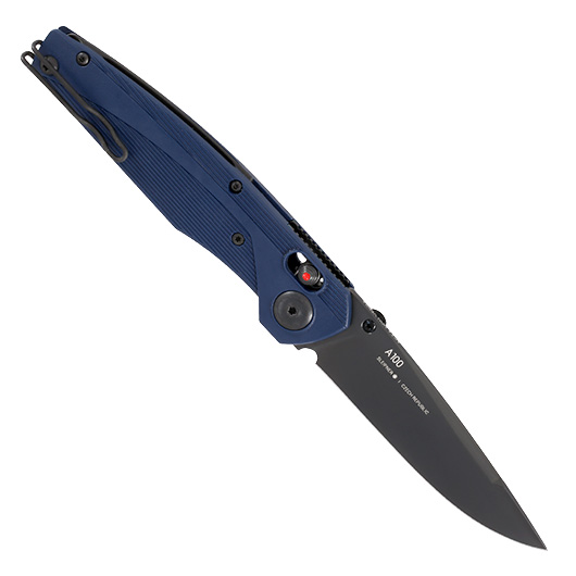 ANV Knives Einhandmesser A100 Sleipner Stahl blau inkl. Grtelclip Bild 1