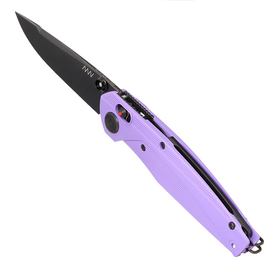 ANV Knives Einhandmesser A100 MagnaCut Stahl Blueberry & Cream inkl. Grtelclip Bild 6