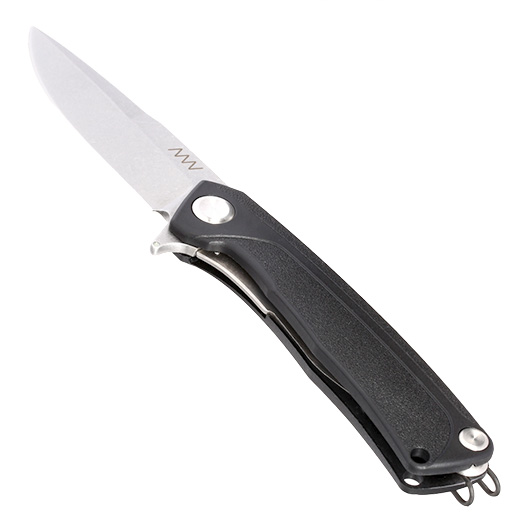 ANV Knives Einhandmesser Z100 Sleipner Stahl schwarz/stonewash inkl. Grtelclip Bild 2