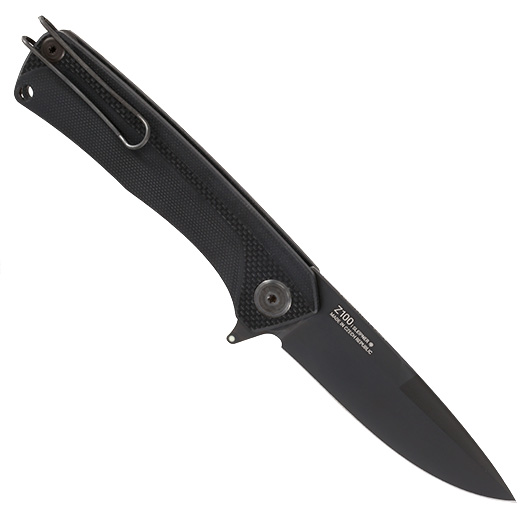 ANV Knives Einhandmesser Z100 G10 Sleipner Stahl schwarz inkl. Grtelclip Bild 1