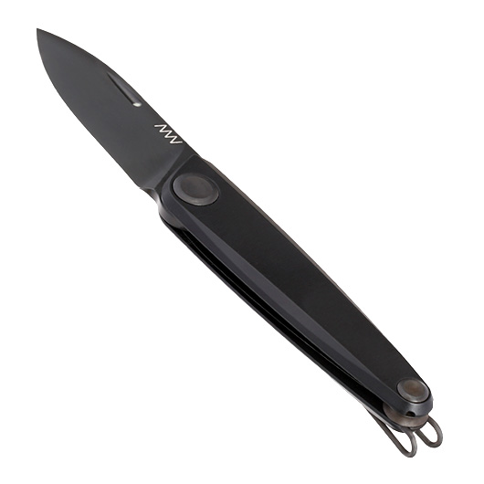 ANV Knives Taschenmesser Z050 Sleipner Stahl schwarz inkl. Grtelclip Bild 2