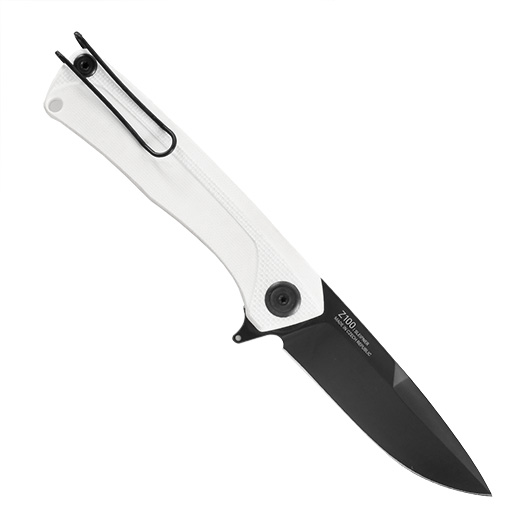 ANV Knives Einhandmesser Z100 BB G10 Sleipner Stahl wei inkl. Grtelclip Bild 1