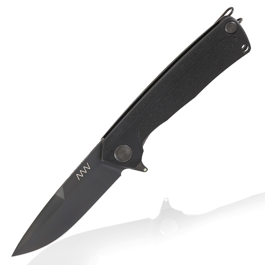 ANV Knives Einhandmesser Z100 Sleipner Stahl schwarz inkl. Grtelclip