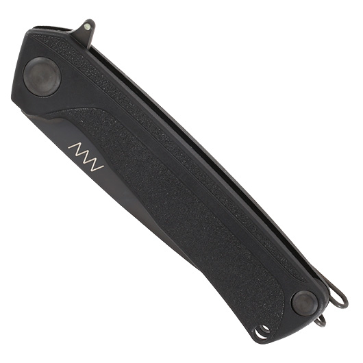 ANV Knives Einhandmesser Z100 Sleipner Stahl schwarz inkl. Grtelclip Bild 4