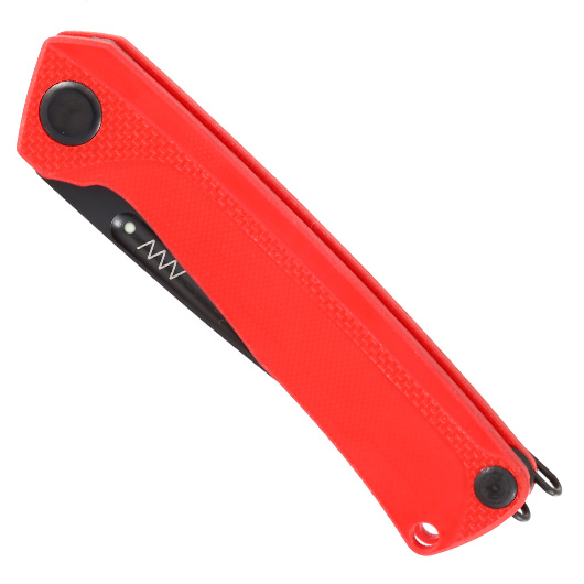ANV Knives Taschenmesser Z200 G10 Sleipner Stahl rot inkl. Grtelclip Bild 4