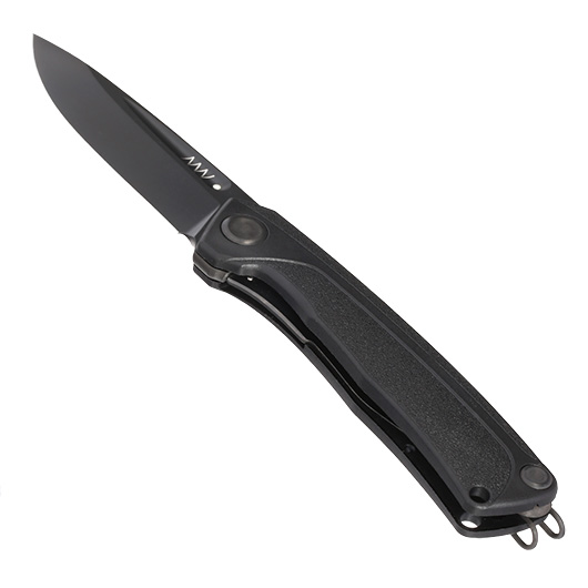 ANV Knives Taschenmesser Z200 Sleipner Stahl schwarz inkl. Grtelclip Bild 2